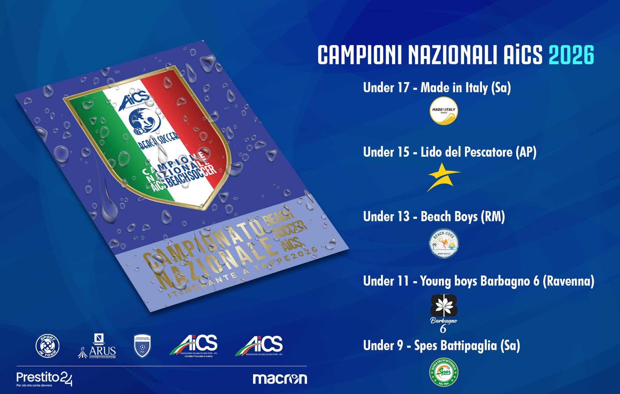Finali Nazionali di Beach Soccer AICS di Battipaglia